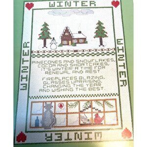 Winter & Spring Cross Stitch Patterns By Gloria & Pat For All Seasons